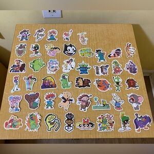 Y2K Cartoon Network Character Stickers